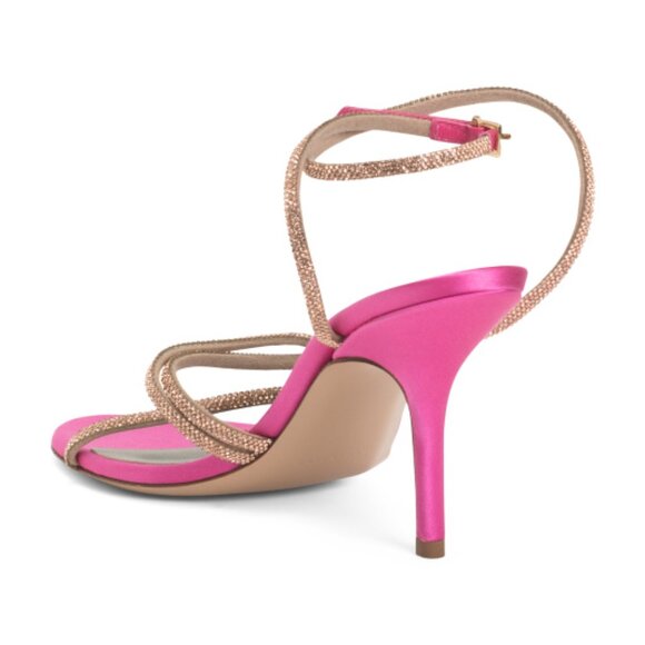 MARIA LUCA Made In Italy Leather Strappy Heeled Sandals - Picture 2 of 4